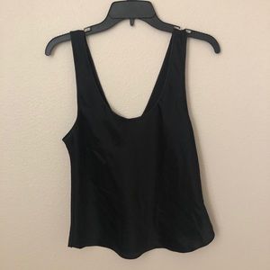 Vintage silk tank top blouse